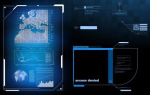 Digital display of maps, data & a secure ID folder