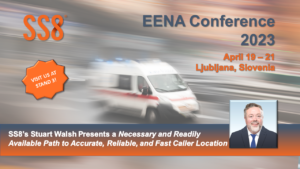 EENA Conference 2023. April 19-21, Ljubljana, Slovenia. SS8's Stuart Walsh presenting