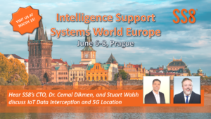 SS8 at ISS Prague. Speaker headshots and descriptions over Charles Bridge.