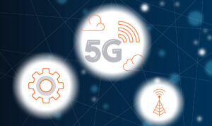 Whitepaper cover including gears, 5G, and antenna icons